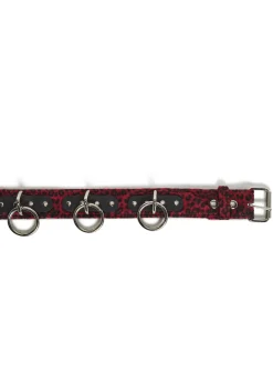 Funk Plus Belts & Harnesses*Fuzzy Leopard Ring Belt