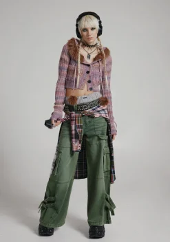 Current Mood Bottoms|Pants*Get A Life Wide Leg Cargo Pants