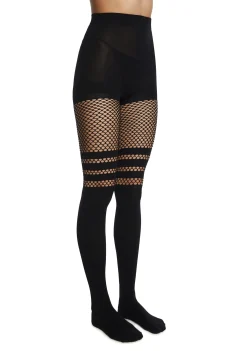 x_Leg Avenue Socks & Tights*Get Faux Thigh-High Tights