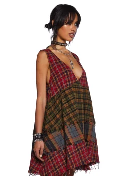 Current Mood Dresses|Plus*Get Over It Babydoll Dress - Red