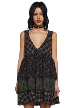 Current Mood Dresses|Plus*Get Over It Babydoll Dress - Black