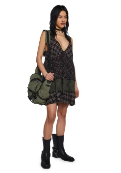 Current Mood Dresses|Plus*Get Over It Babydoll Dress - Black