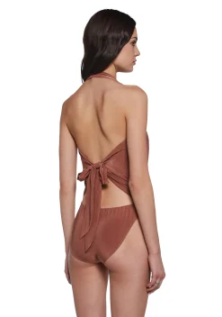 x_Blue Blush Tops*Glam And Glow Halter Bodysuit