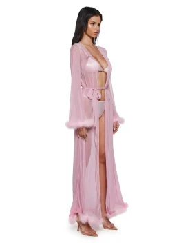 Sugar Thrillz Lingerie*Glam Morning Mesh Robe