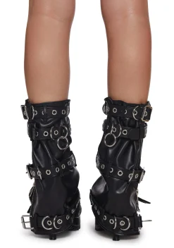 Current Mood Sandals*Glamour Industrial Platform Sandals
