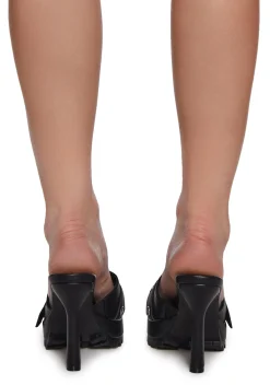 Current Mood Sandals*Glamour Industrial Platform Sandals