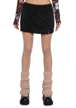 dELiA*s by Dolls Kill Bottoms*Glitter Milk N' Cookies Mini Skirt