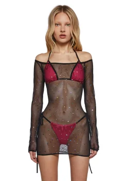 Current Mood Dresses|Plus*Glitter Spectacle Dress And Bikini Set