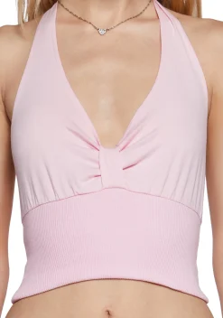 Sugar Thrillz Tops|Plus*Gloss Trap Halter Top