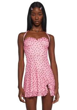New Pink Dresses|Mini Dresses*Glossy Vibes Mini Dress