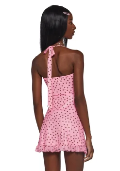New Pink Dresses|Mini Dresses*Glossy Vibes Mini Dress