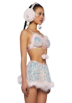 Club Exx Matching Sets*Glowing Glamour Skirt Set