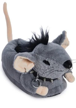 Current Mood Flats|Slippers*Gnaw On This Rat Slippers