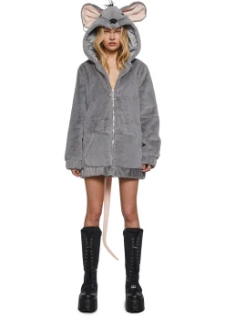 Current Mood Flats|Slippers*Gnaw On This Rat Slippers