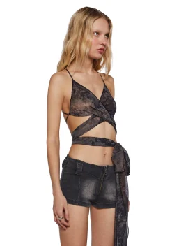 Current Mood Tops*Goddess Vibe Wrap Top