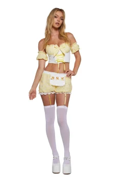 Trickz N' Treatz Lingerie|Plus*Goldilocks Lingerie Set
