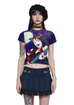 Dolls Kill x Scooby-Doo Tops*Good Bad Girl Baby Tee