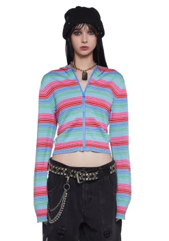 Dolls Kill x Chucky Outerwear|Sweatshirts & Hoodies*Good Guys Zip-Up Hoodie
