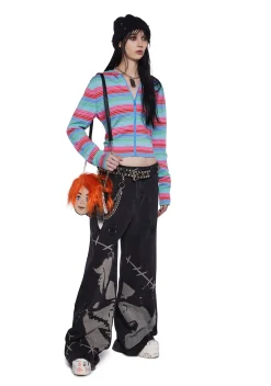 Dolls Kill x Chucky Outerwear|Sweatshirts & Hoodies*Good Guys Zip-Up Hoodie