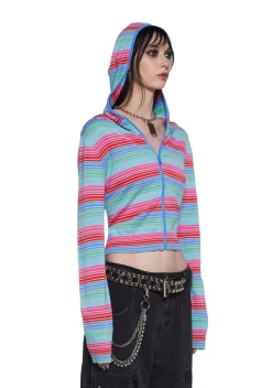 Dolls Kill x Chucky Outerwear|Sweatshirts & Hoodies*Good Guys Zip-Up Hoodie