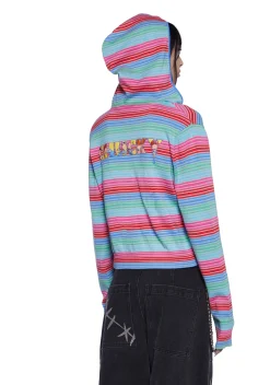 Dolls Kill x Chucky Outerwear|Sweatshirts & Hoodies*Good Guys Zip-Up Hoodie