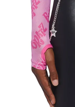 Dolls Kill x Bratz Tops*Got Bratitude Mesh Top