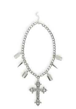 Widow Jewelry*Goth Cross Necklace