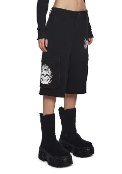 Widow Bottoms|Shorts*Goth Journal Distressed Shorts