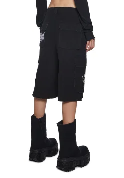 Widow Bottoms|Shorts*Goth Journal Distressed Shorts