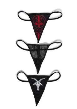 Widow Lingerie|Plus*Goth Starter Panty Pack