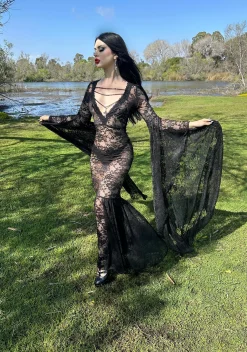 Widow Dresses|Plus*Gothic Grand Affair Maxi Dress