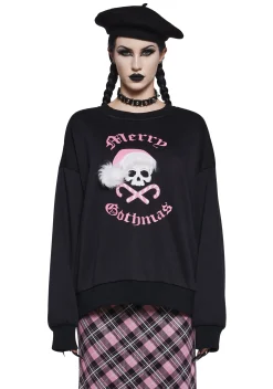 The Grave Girls Outerwear|Sweatshirts & Hoodies*Gothic Tidings Sweatshirt
