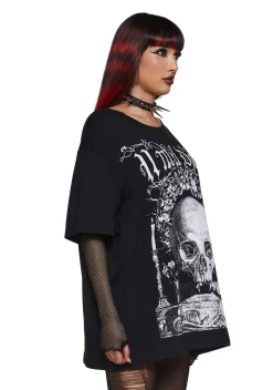 Widow Tops|Plus*Grave Promises Long Sleeve Tee