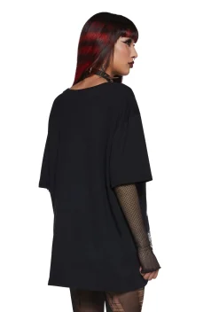 Widow Tops|Plus*Grave Promises Long Sleeve Tee