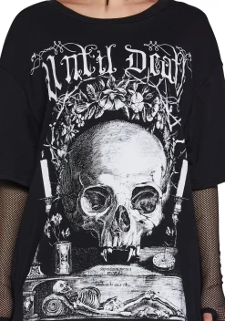 Widow Tops|Plus*Grave Promises Long Sleeve Tee