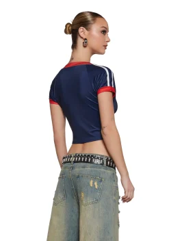 X_HOTS 7 Tops*Group Sports Baby Tee