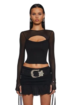 Current Mood Corsets|Tops*Gut Feelings Cut-Out Corset Top