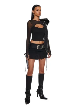 Current Mood Corsets|Tops*Gut Feelings Cut-Out Corset Top