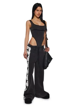 Current Mood Tops|Plus*Hacker Romance Ribbed Bodysuit