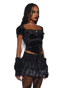Widow Tops*Hallway Shadows Short Sleeve Top
