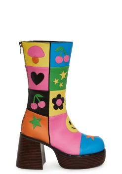 dELiA*s by Dolls Kill Boots|Platforms*Happy In My Mind Platform Boots