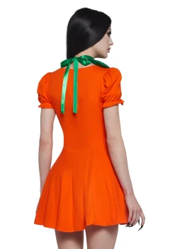Trickz N' Treatz Mini Dresses*Happy Pumpkin Mini Dress
