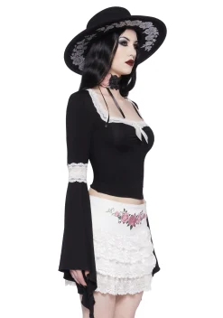 Widow Tops*Hardcore Goth Long Sleeve Top