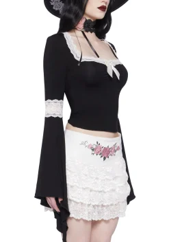 Widow Tops*Hardcore Goth Long Sleeve Top