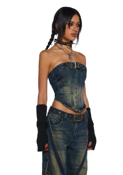 Current Mood Tops*Hardcore Happiness Tube Top