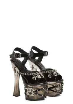 Generation Kiss Platforms*Hardcore Lucite Platform Heels