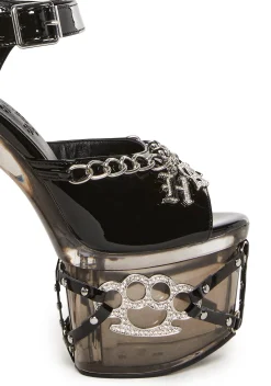 Generation Kiss Platforms*Hardcore Lucite Platform Heels