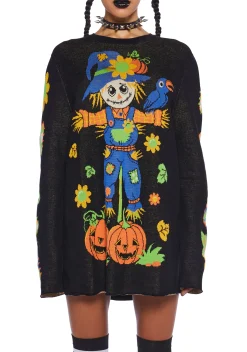 Trickz N' Treatz Tops*Harvest Heartwarmer Knit Sweater