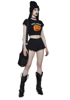 Trickz N' Treatz Tops*Haunted Hang Up Baby Tee