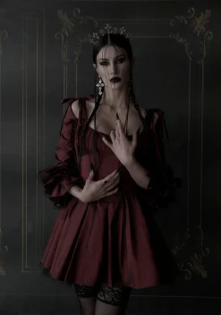Widow Dresses|Mini Dresses*Haunted Hue Mini Dress
